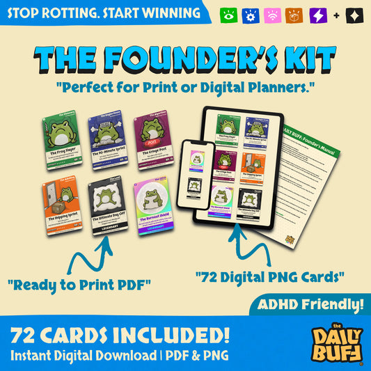 The Founder’s Kit - 72 Cards + Digital Sticker Kit | Digital Download