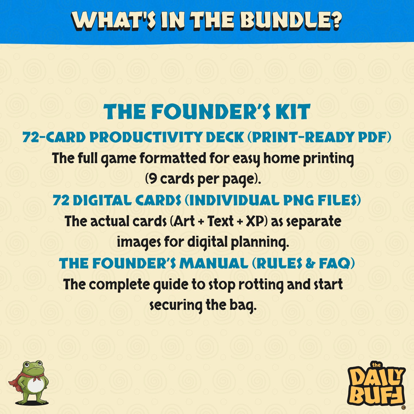 The Founder’s Kit - 72 Cards + Digital Sticker Kit | Digital Download